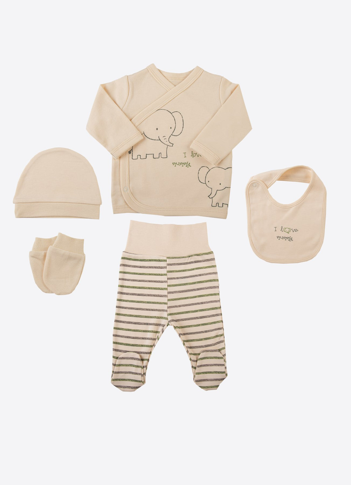 S61050 - Organic Love Mommy 5-Piece Newborn Set