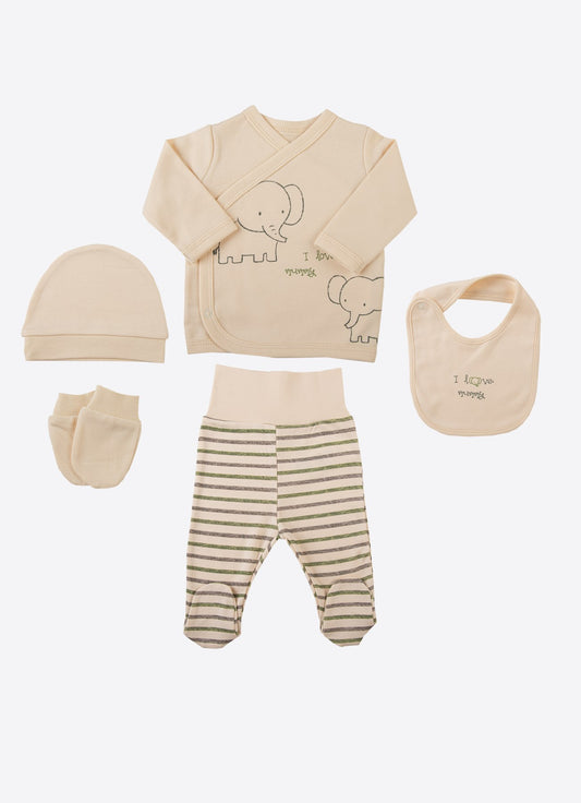 S61050 - Organic Love Mommy 5-Piece Newborn Set