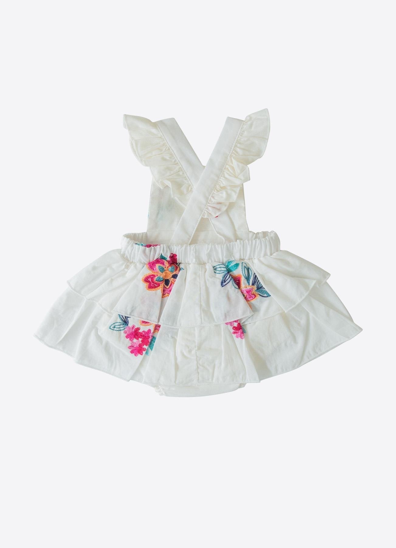 Organic Nina Pinafore Bodysuit Dress - S60028