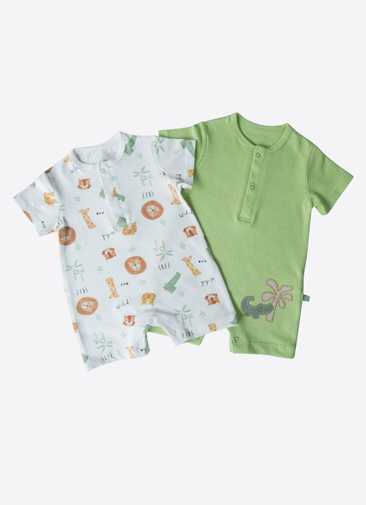 Organic Sid Rompers 2-Pack - S60104