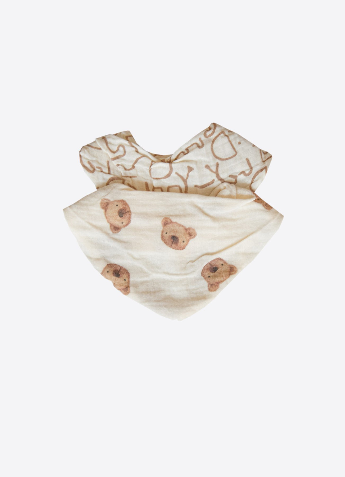 S60828 - Organic Teddy Bibs 2-Pack