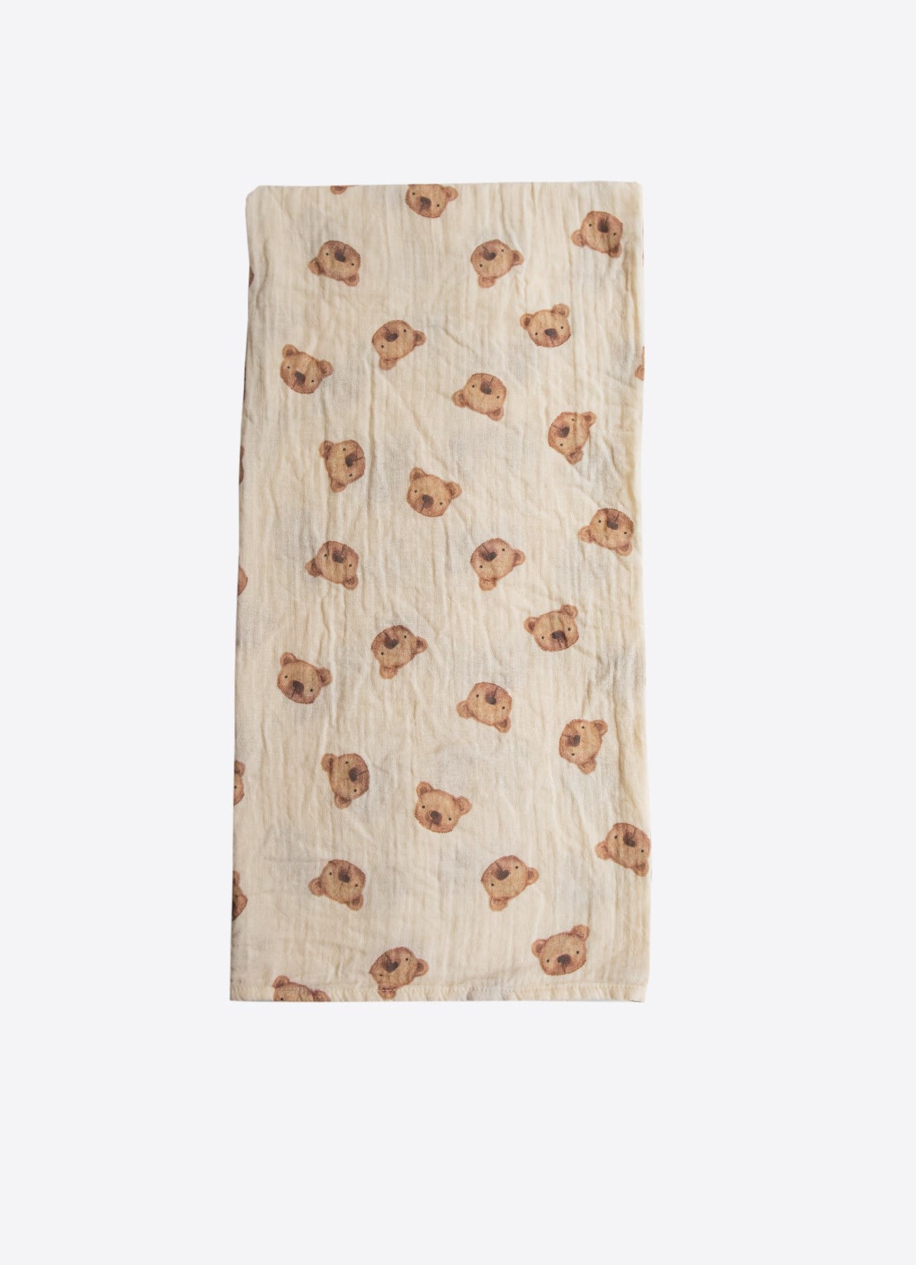 Organic Teddy Bear Muslin Blanket - S60815