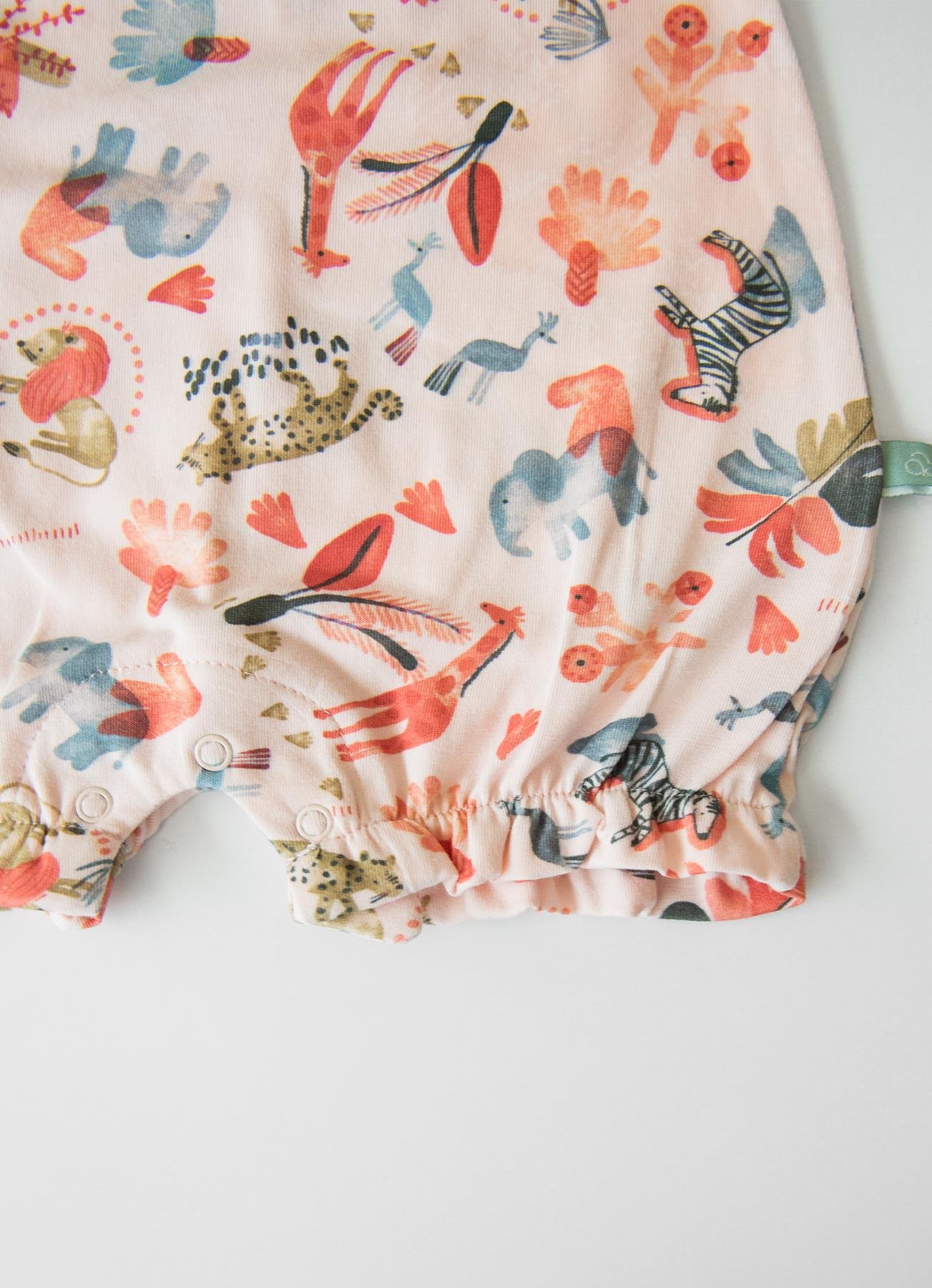 Organic Wild Life Rompers 2-Pack - S40032