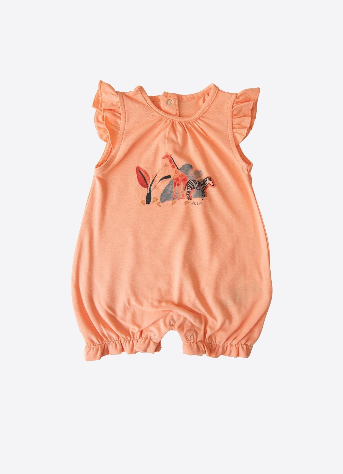 Organic Wild Life Rompers 2-Pack - S40032