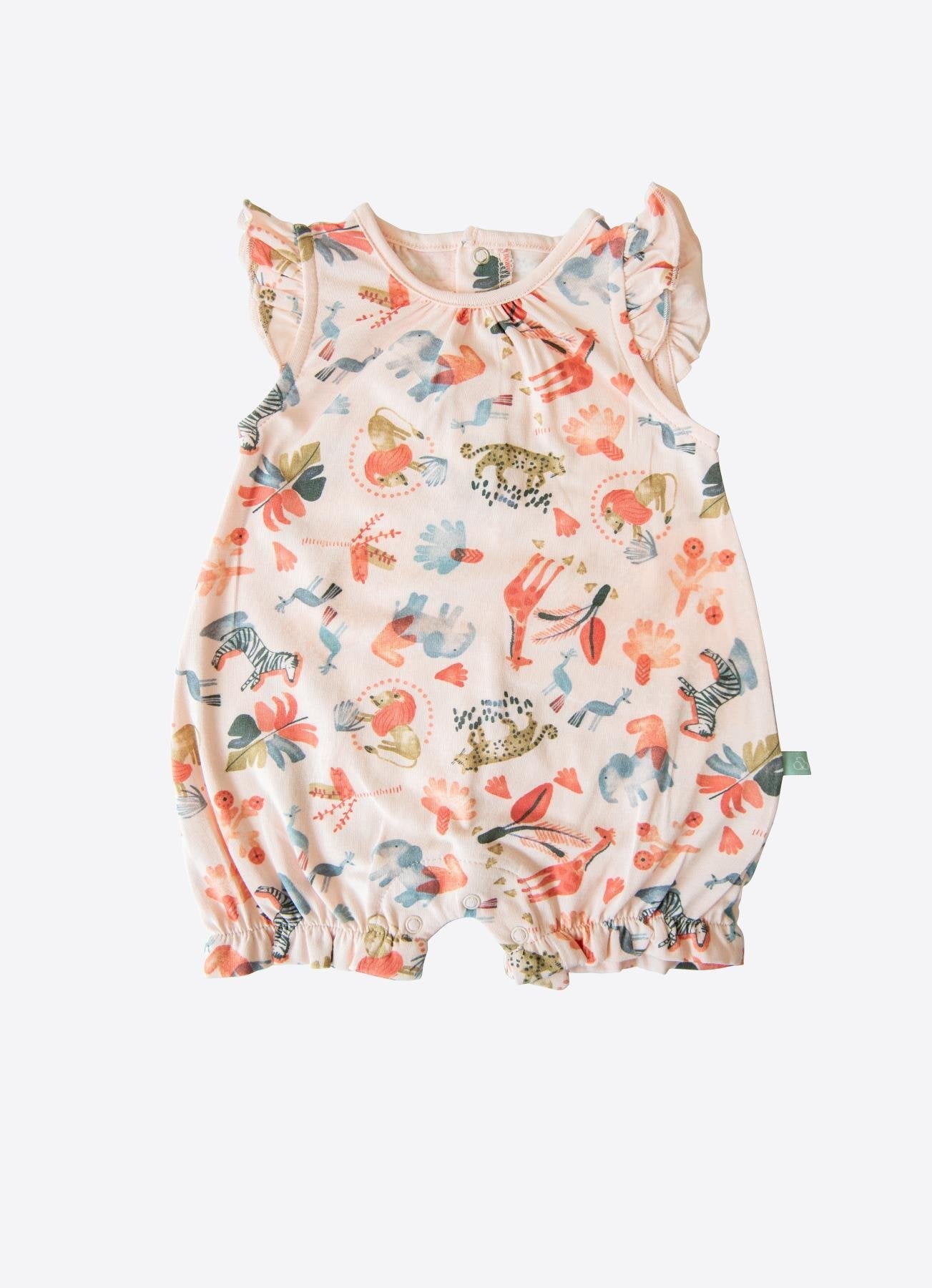 Organic Wild Life Rompers 2-Pack - S40032