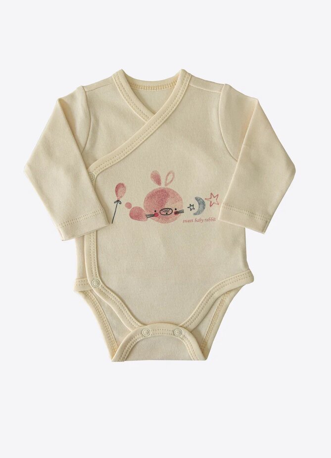 Organic Bambola Wrapover Bodysuits 3-Pack - S16525
