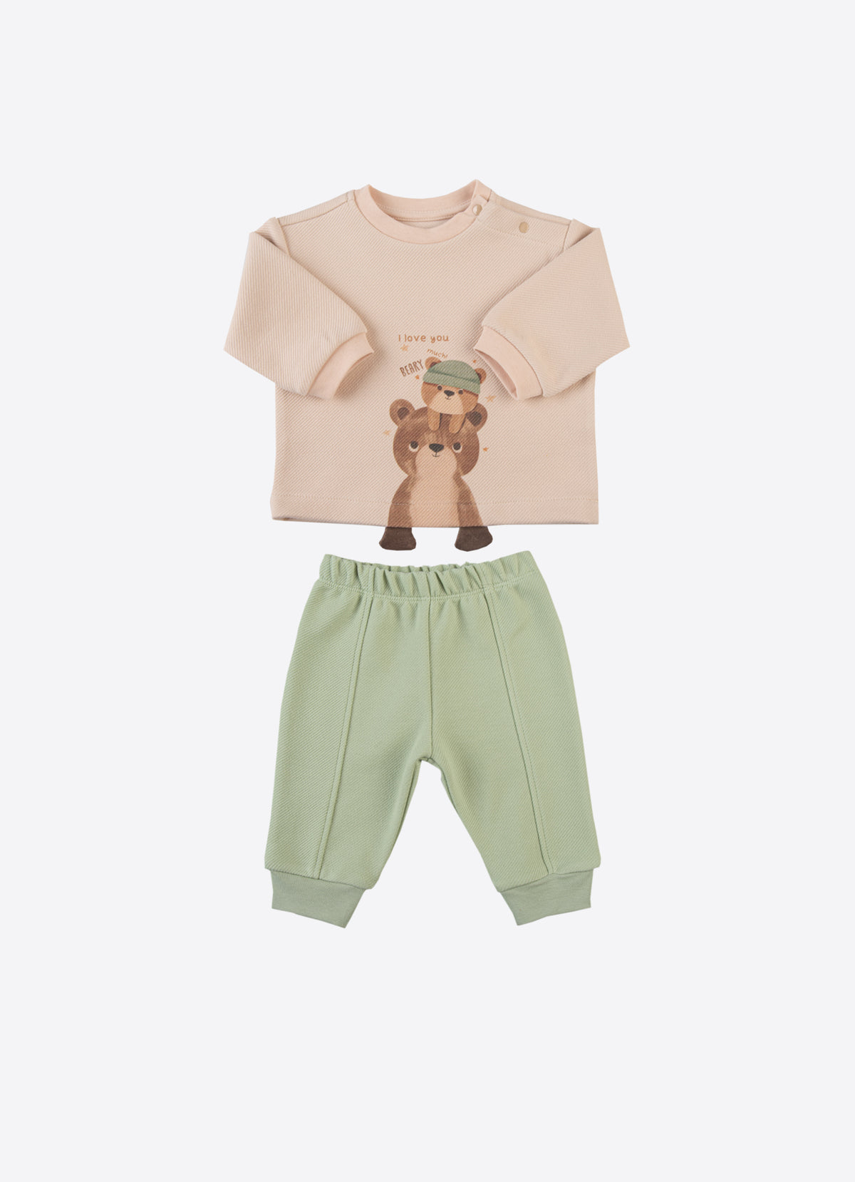 S61027 - Organic Beary Much 2-Piece Set