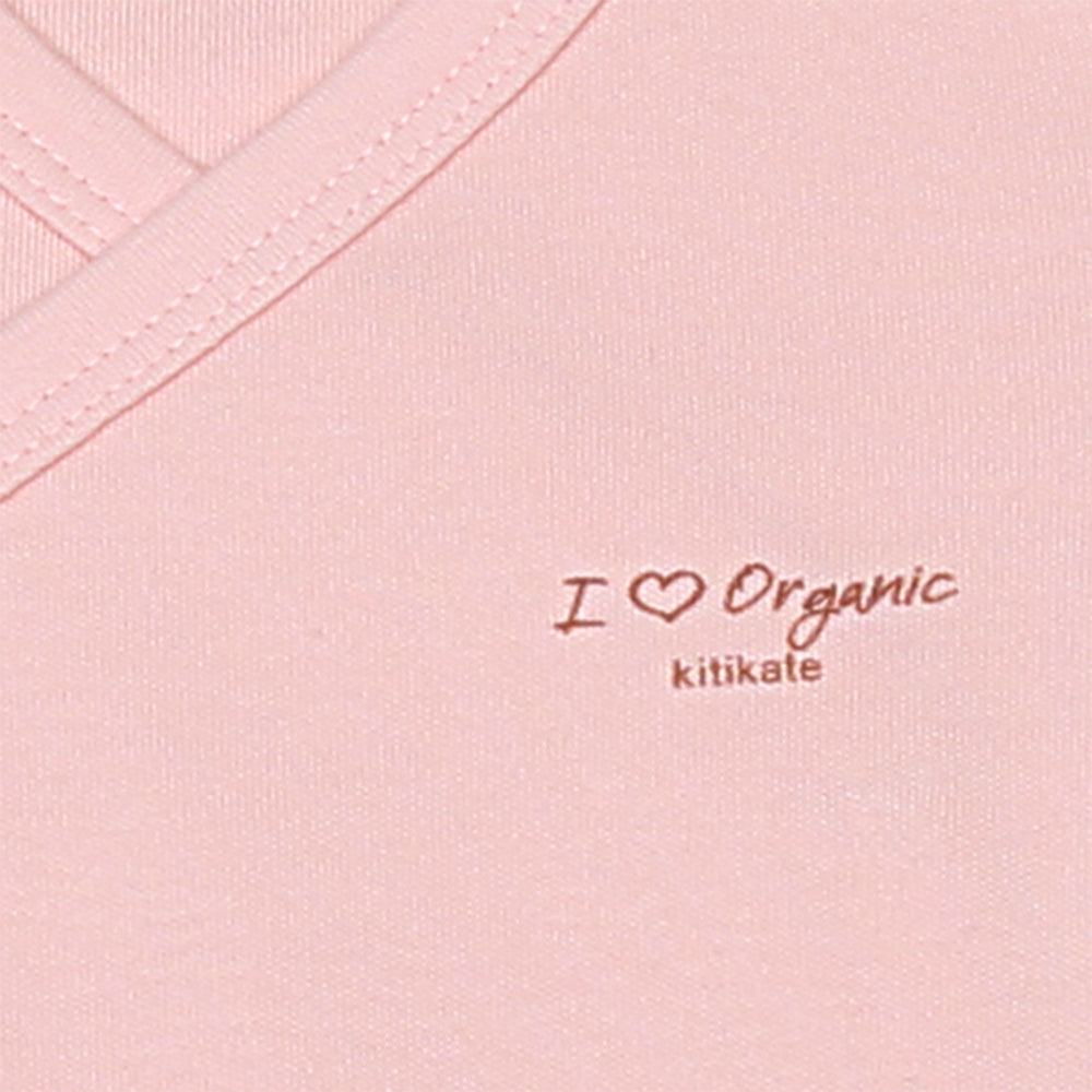 S77145 - Organic Basic Short Sleeve Kimono Bodysuit