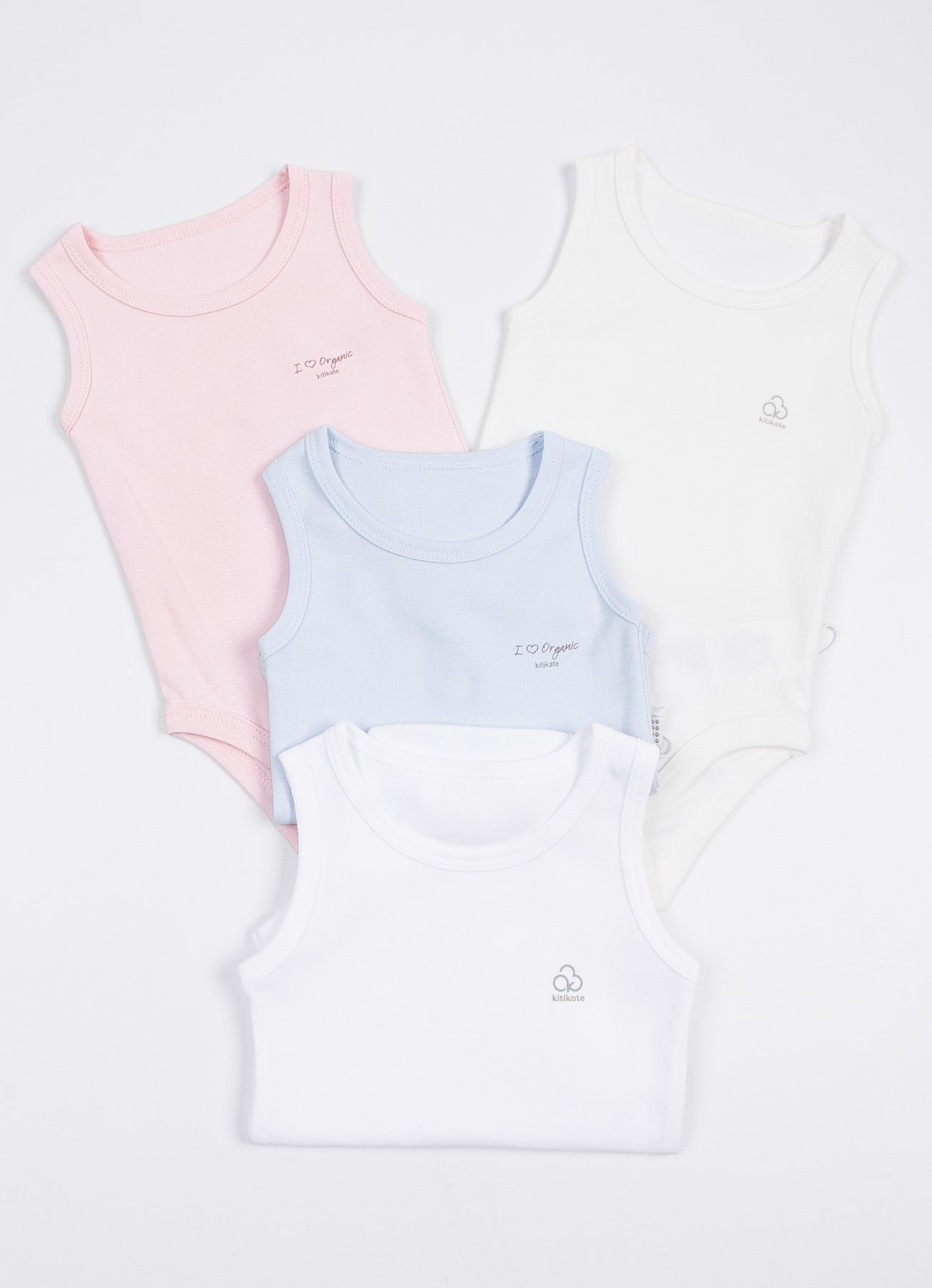 S77466 - Organic Basic Sleeveless Bodysuit-Baby