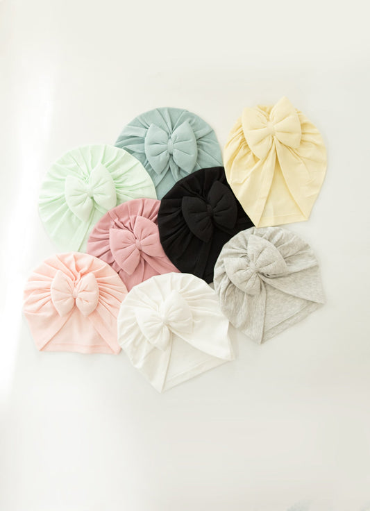 S97238 - Organic Bonnet With Bow