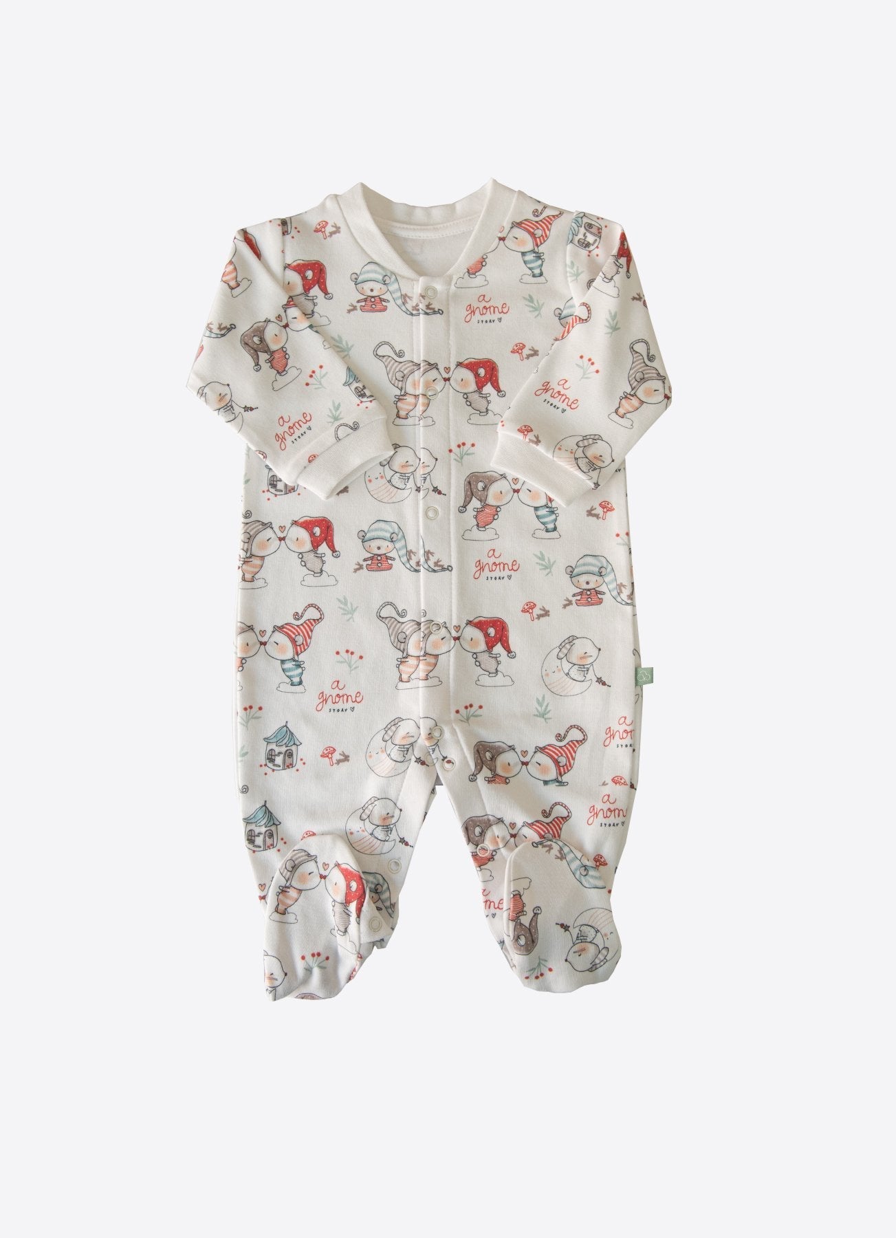 Organic New Year Gnome Jumpsuit & Hat - S18550