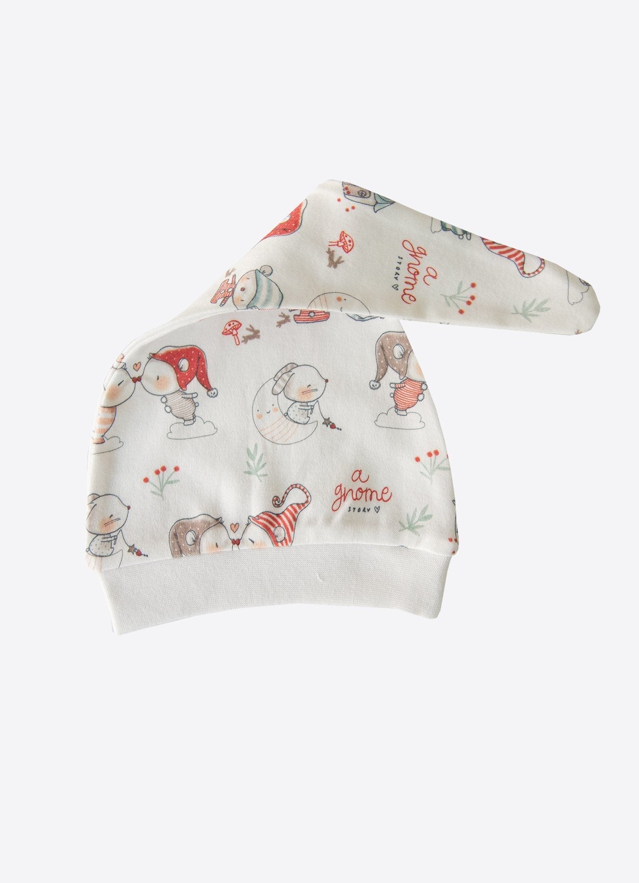 Organic New Year Gnome Jumpsuit & Hat - S18550