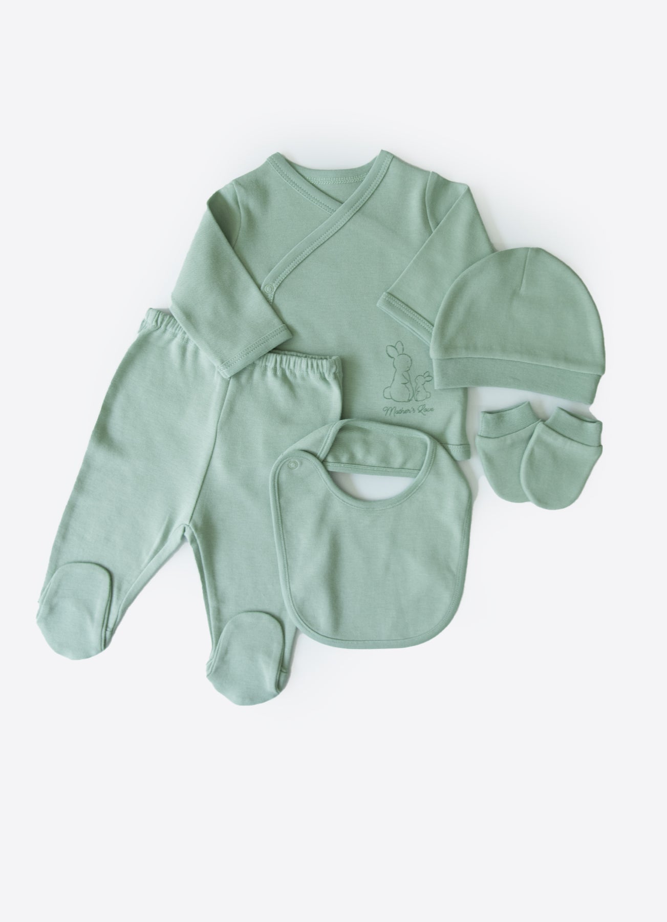 S71194 - Organic Basic 5-Piece Newborn Set